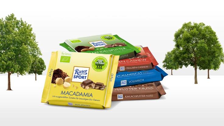 Bio-Schokoladen aus dem Sortiment von RITTER SPORT
