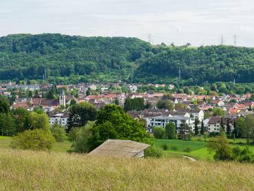 Blick auf die Stadt Steinen