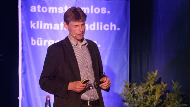 Bernward Janzing am Rednerpult